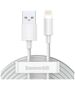 Baseus Simple Wisdom Data Cable Kit USB to Lightning 2.4A (2PCS/Set）1.5m White 6953156230316