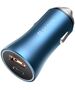 Baseus Golden Contactor Pro car charger, USB + USB-C, QC4.0+, PD, SCP, 40W (blue) 6953156201941