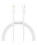 Baseus Superior Series Cable USB-C to Lightning, 20W, PD, 1m (white) 6953156205314