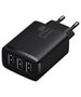 Baseus Compact Quick Charger, 3x USB, 17W (Black) 6932172606961