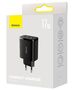 Baseus Compact Quick Charger, 3x USB, 17W (Black) 6932172606961