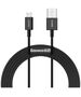 Baseus Superior Series Cable USB to iP 2.4A 1m (black) 6953156205406