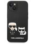 Original Case IPHONE 14 PLUS Karl Lagerfeld Hardcase Liquid Silicone Karl & Choupette Magsafe (KLHMP14MSSKCK) black 3666339087531