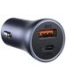 Baseus Golden Contactor Pro car charger, USB + USB-C, QC4.0+, PD, SCP, 40W (gray) 6953156201934