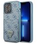 Case IPHONE 13 PRO Guess Hardcase 4G Triangle Logo Cardslot (GUHCP13LP4TPB) blue 3666339047788