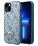 Case IPHONE 13 MINI Guess Hardcase 4G Triangle Logo Cardslot (GUHCP13SP4TPB) blue 3666339047764