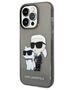 Original Case IPHONE 14 PRO Karl Lagerfeld Hardcase IML GLIT NFT Karl&Choupette (KLHCP14LHNKCTGK) black 3666339087227