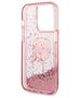 Original Case IPHONE 14 PRO Karl Lagerfeld Hardcase Glitter NFT Karl Head (KLHCP14LLNKHCP) pink 3666339086909