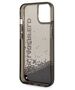 Original Case IPHONE 14 PLUS Karl Lagerfeld Hardcase Liquid Glitter Elong (KLHCP14MLCKVK) black 3666339091552