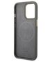 Original Case IPHONE 13 PRO Guess Hardcase Peony Logo Plate MagSafe (GUHMP13LSAPSTG) gray 3666339056797