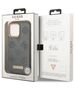 Original Case IPHONE 13 PRO Guess Hardcase Peony Logo Plate MagSafe (GUHMP13LSAPSTG) gray 3666339056797