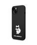 Case IPHONE 14 PLUS Karl Lagerfeld Hardcase Silicone Choupette (KLHCP14MSNCHBCK) black 3666339086732