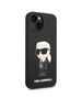 Original Case IPHONE 14 PLUS Karl Lagerfeld Hardcase Silicone Ikonik (KLHCP14MSNIKBCK) black 3666339086572