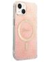 Original Case IPHONE 14 PLUS Guess Hardcase 4G Print MagSafe + Wireless Charger (GUBPP13LH4EACSW) pink 3666339103057