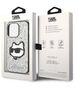 Original Case IPHONE 14 PRO MAX Karl Lagerfeld Hardcase Glitter Choupette Patch (KLHCP14XG2CPS) silver 3666339099466