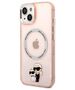 Original Case IPHONE 14 PLUS Karl Lagerfeld Hardcase Iconic Karl&Choupette Magsafe (KLHMP14MHNKCIP) pink 3666339087579