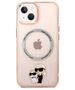 Original Case IPHONE 14 PLUS Karl Lagerfeld Hardcase Iconic Karl&Choupette Magsafe (KLHMP14MHNKCIP) pink 3666339087579