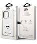 Original Case IPHONE 14 PRO Karl Lagerfeld Hardcase Silicone Choupette MagSafe (KLHMP14LSNCHBCH) white 3666339087784