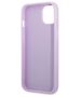 Original Case IPHONE 13 MINI Guess Hardcase Saffiano 4G Small Metal Logo purple 3666339048044