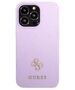 Original Case IPHONE 13 PRO MAX Guess Hardcase Saffiano 4G Small Metal Logo purple 3666339048075