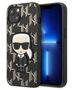 Original Case IPHONE 13 Karl Lagerfeld Hardcase Monogram Ikonik Patch black 3666339049379