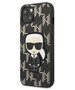 Original Case IPHONE 13 Karl Lagerfeld Hardcase Monogram Ikonik Patch black 3666339049379