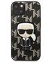 Original Case IPHONE 13 Karl Lagerfeld Hardcase Monogram Ikonik Patch black 3666339049379