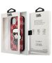 Original Case IPHONE 13 Karl Lagerfeld Hardcase Monogram Ikonik Patch red 3666339049416