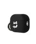 Case APPLE AIRPODS PRO 2 Karl Lagerfeld Silicone Choupette Head 3D black 3666339099268