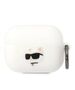 Case APPLE AIRPODS PRO Karl Lagerfeld Silicone Choupette Head 3D white 3666339087937