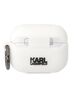 Case APPLE AIRPODS PRO Karl Lagerfeld Silicone Choupette Head 3D white 3666339087937