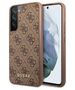 Original Case SAMSUNG GALAXY S23+ Guess Hard Case 4G Metal Gold Logo (GUHCS23MG4GFBR) brown 3666339116996