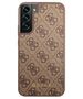 Original Case SAMSUNG GALAXY S23+ Guess Hard Case 4G Metal Gold Logo (GUHCS23MG4GFBR) brown 3666339116996