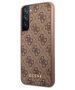 Original Case SAMSUNG GALAXY S23+ Guess Hard Case 4G Metal Gold Logo (GUHCS23MG4GFBR) brown 3666339116996