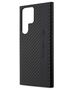 Case SAMSUNG GALAXY S23 ULTRA Mercedes AMG Hardcase Carbon Stripe&Embossed (AMHCS23LBLSCA) black 3666339113117