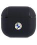 Original Case APPLE AIRPODS PRO 2 BMW Cover Geniune Leather Silver Logo (BMAP2SSLBK) black 3666339112295