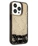 Original Case IPHONE 14 PRO Guess Hardcase Liquid Glitter 4G Transculent (GUHCP14LLC4PSGK) black 3666339116217