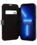 Original Case IPHONE 14 PRO BMW Bookcase Leather Stamp Blue Lines (BMBKP14L22RVSK) black 3666339097097