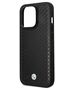 Original Case IPHONE 14 PRO BMW Leather Diamond Pattern MagSafe (BMHMP14L22RFGK) black 3666339089009