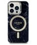 Original Case IPHONE 14 PRO Guess Hardcase Golden Marble Collection MagSafe (GUHMP14LPCUMAK) black 3666339118303