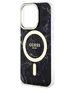 Original Case IPHONE 14 PRO Guess Hardcase Golden Marble Collection MagSafe (GUHMP14LPCUMAK) black 3666339118303