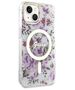 Original Case IPHONE 14 PLUS Guess Hardcase Flower MagSafe (GUHMP14MHCFWST) transparent 3666339115647