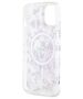 Original Case IPHONE 14 PLUS Guess Hardcase Flower MagSafe (GUHMP14MHCFWST) transparent 3666339115647