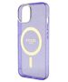 Original Case IPHONE 14 PLUS Guess Hardcase Glitter Gold MagSafe (GUHMP14MHCMCGU) purple 3666339125677