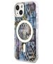 Original Case IPHONE 14 Guess Hardcase Leopard MagSafe (GUHMP14SHLEOPWB) blue 3666339115715