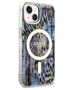 Original Case IPHONE 14 Guess Hardcase Leopard MagSafe (GUHMP14SHLEOPWB) blue 3666339115715