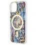 Original Case IPHONE 14 Guess Hardcase Leopard MagSafe (GUHMP14SHLEOPWB) blue 3666339115715