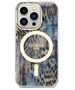 Original Case IPHONE 14 PRO MAX Guess Hardcase Leopard MagSafe (GUHMP14XHLEOPWB) blue 3666339115746