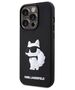 Original Case IPHONE 14 PRO MAX Karl Lagerfeld Hardcase Rubber Choupette 3D (KLHCP14X3DRKHNK) black 3666339122690