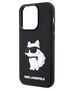 Original Case IPHONE 14 PRO MAX Karl Lagerfeld Hardcase Rubber Choupette 3D (KLHCP14X3DRKHNK) black 3666339122690